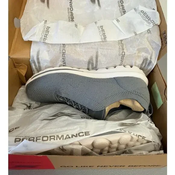 Skechers GOwalk Classic Danyl Gray Pink Sneakers Women 7 Slip On Comfort - Picture 8 of 10